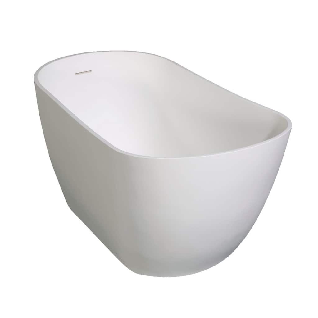 Kingston Brass VRTSS513026 Arcticstone 52" Slipper Solid Surface