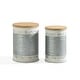 preview thumbnail 36 of 71, Glitzhome Industrial Farmhouse Round Storage Side Tables (Set of 2)