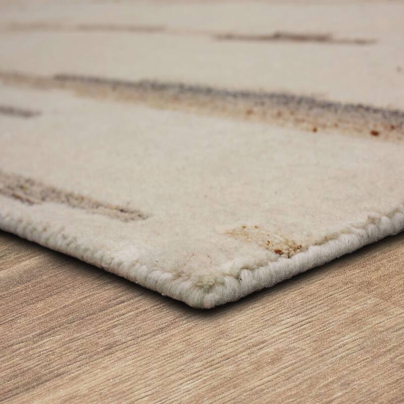 Karastan Rugs Oyster Creek Ivory Beige Area Rug