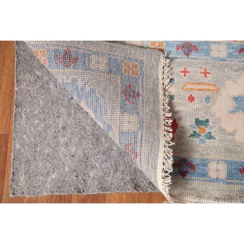 All-Over Oushak Area Rug Wool Carpet - 7'11"x 9'9"