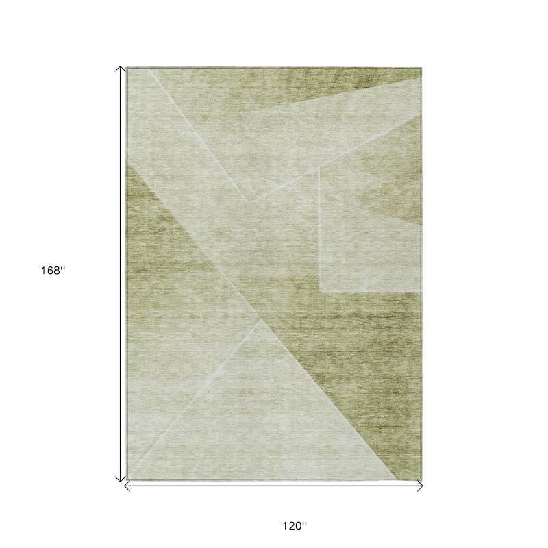 HomeRoots Abstract Transitional Rectangle Outdoor Rug