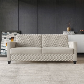 CraftPorch Luxury Velvet Upholstered Sofa
