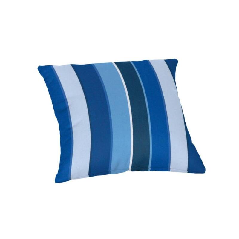 Sunbrella 16-inch Square Striped Outdoor Throw Pillow