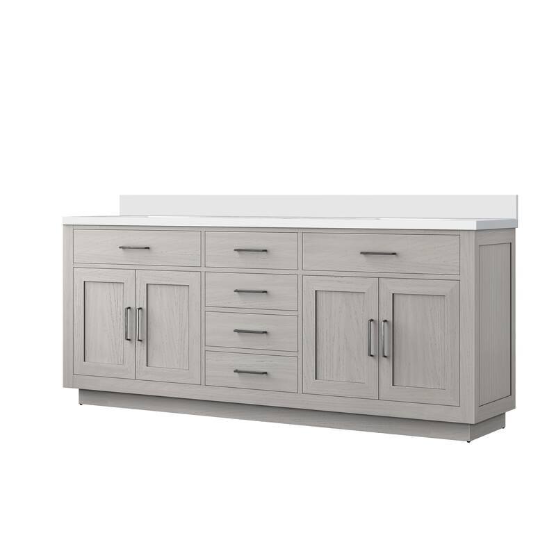 Abbey Bath Vanity with Cultured Marble Top and Sink