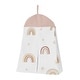 preview thumbnail 5 of 4, Boho Rainbow Girl 4pc Nursery Crib Bedding Set - Blush Pink Dusty Rose Gold Yellow Mauve Taupe Beige Bohemian Star Sun Celestial