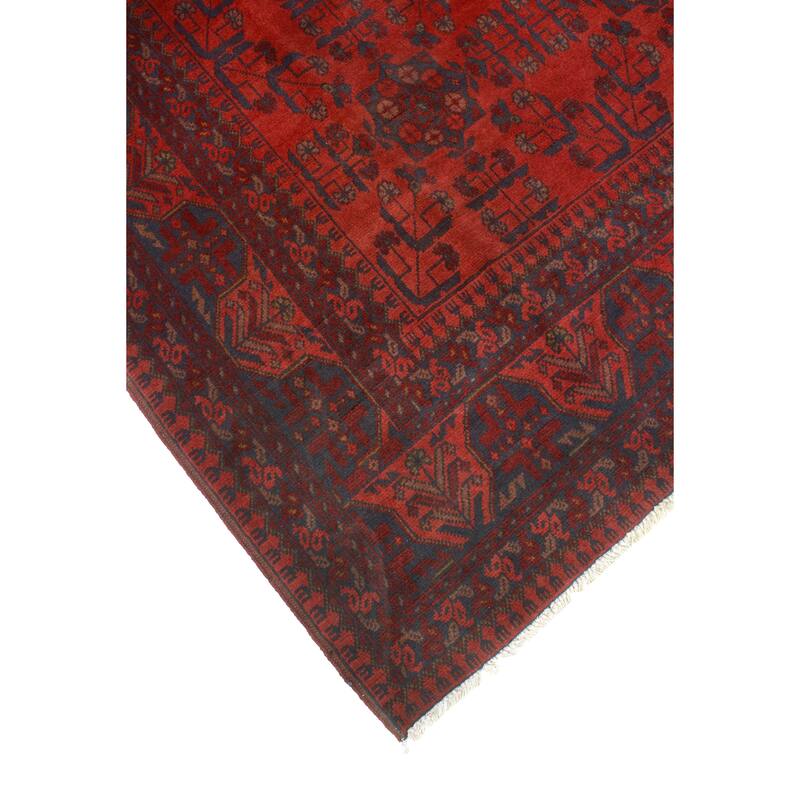 Khal Mohammadi Zarlasht Red/Navy Rug - 6'9" x 9'8"