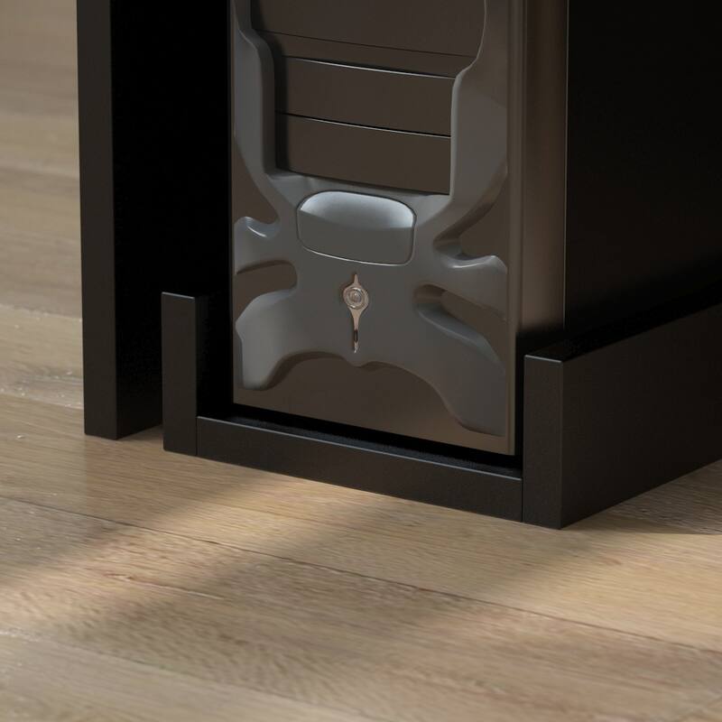 FUFU&GAGA 3 Drawers L-shaped executive desk For Home and Office