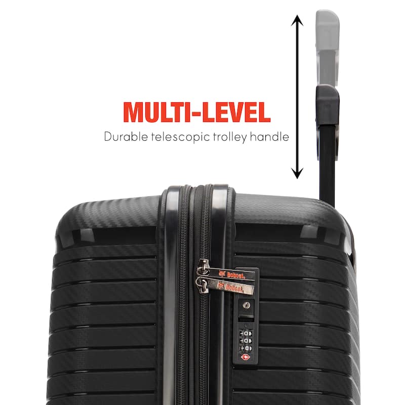 Bobcat Trencher 3-Piece Expandable Hardside Spinner Luggage Set