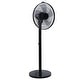 preview thumbnail 1 of 6, Pedestal Standing Fan, 12-Speed Oscillating Stand Fan with Remote Control and 9H Timer, Quiet Portable Standing Floor Fan Black