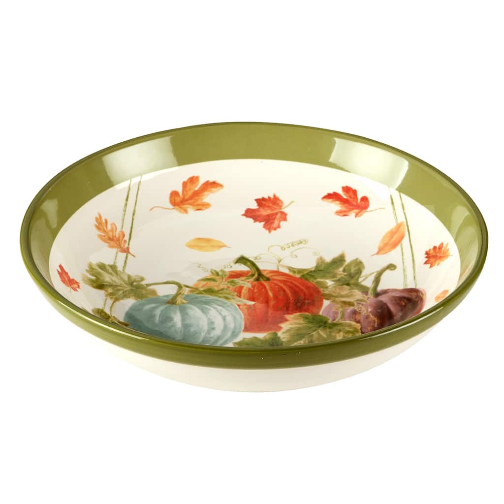 Certified International Autumn Harvest 13-inch x 3-inch Serving Bowl - 13" Dia x 3"