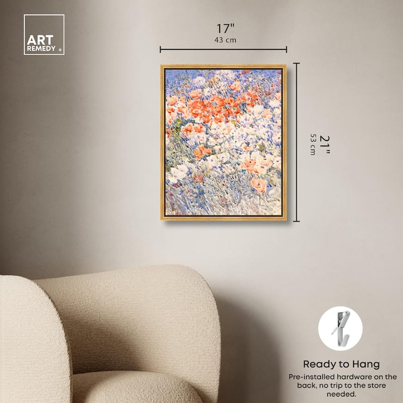 Island Garden by Childe Hassam Canvas by Art Remedy