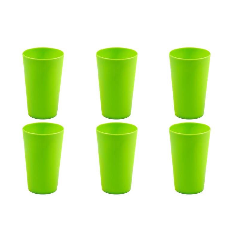 Break-Resistant Plastic Cups 10oz, Reusable Design