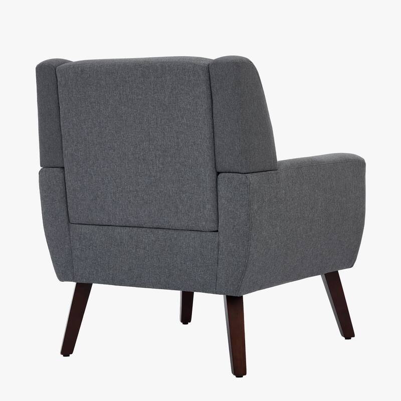 Upholstered Armchair with Wide Back Accent Chair