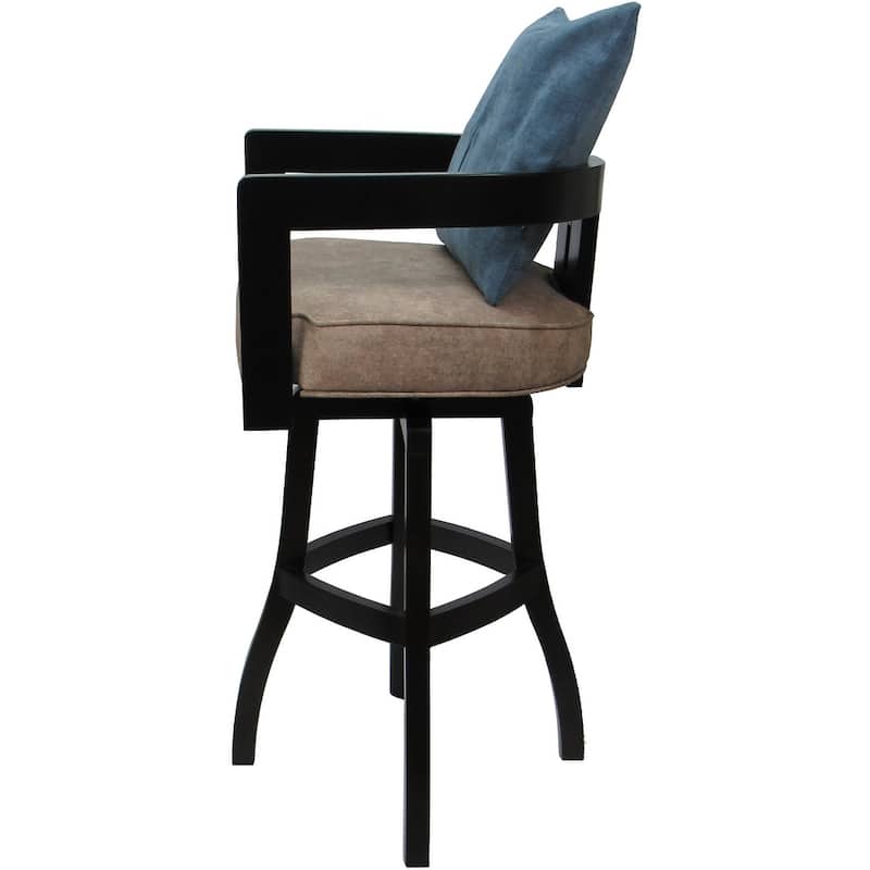 Swivel Wood Counter Bar or Extra Tall Stool - Kadir on S-Base - N/A