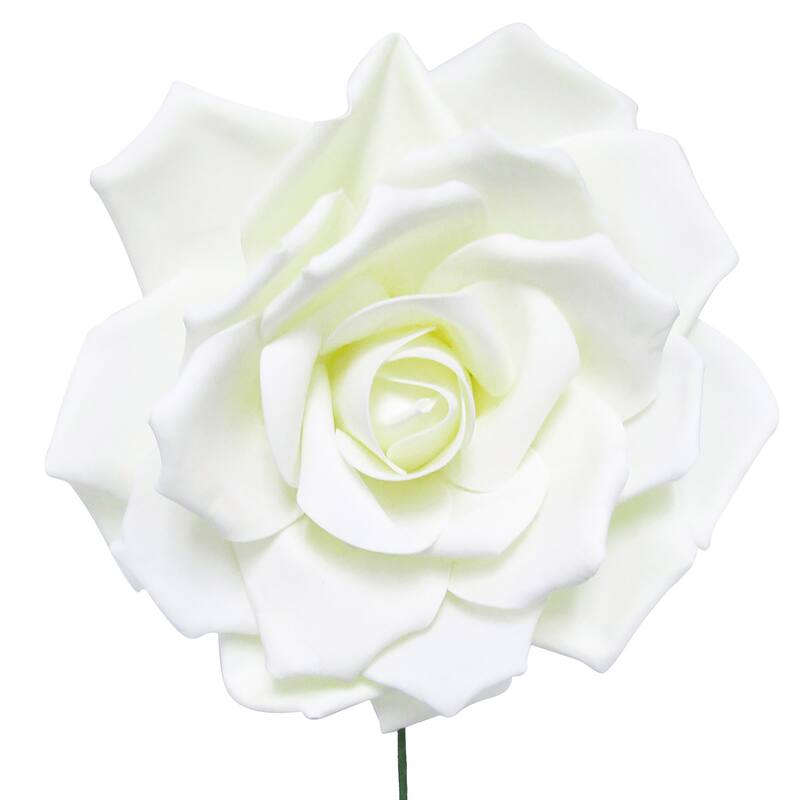 Set of 2 Large Foam Rose Stem Flower Wall Decor Backdrop Art Crafts