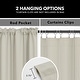 preview thumbnail 33 of 82, Deconovo 2-Pack Thermal Room Darkening Rod Pocket Curtains
