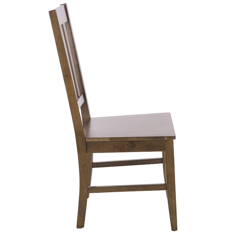 SAFAVIEH Home Roswitha Slat Back Side Chair - 18"W x 22"D x 39"H