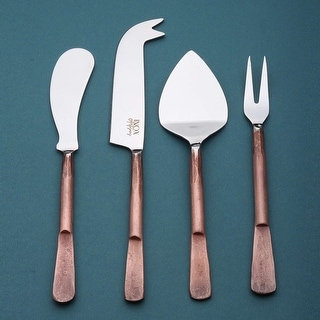 INOX Celia Cheese Knives, Spreader & Fork Set