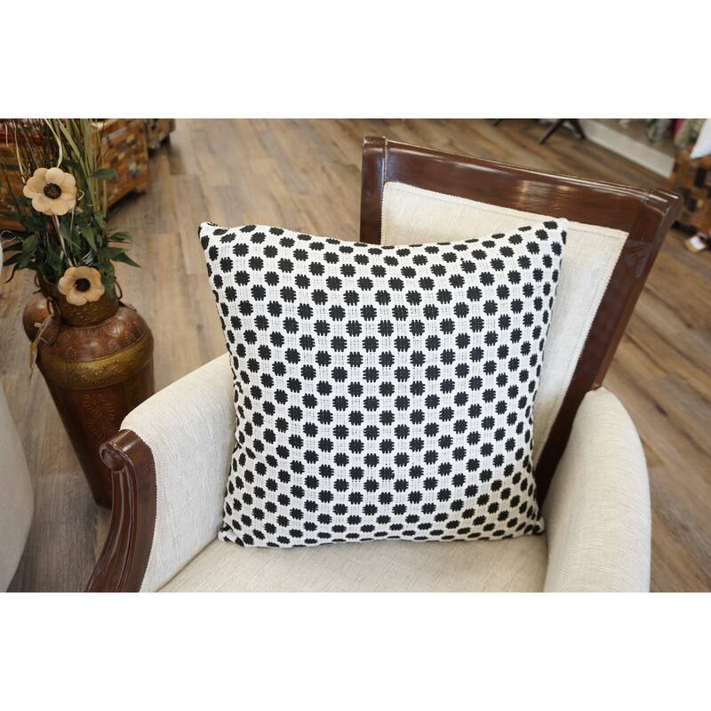 Home&Manor Bushey Hand Spun Silk Pillow 20"