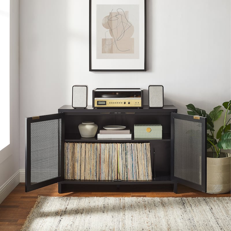 Crosley Kenji Record Storage Media Console