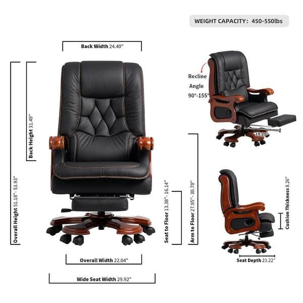 Kinnls Evan Massage Office Chair with Footrest Genuine Leather Executive Desk Chair - Bed Bath & Beyond - 39122328 Kinnls Evan Massage Office Chair with Footrest Genuine Leather Executive Desk Chair - Bed Bath & Beyond - 39122328