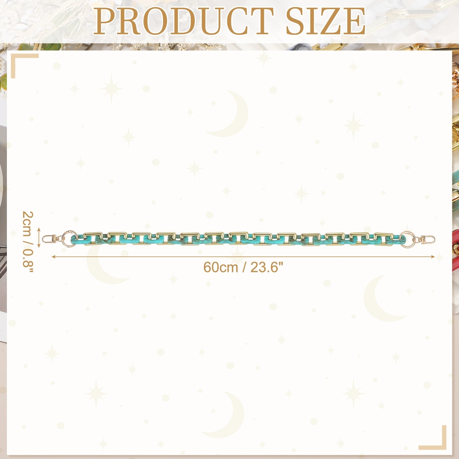 Purse Chain Strap, Strap Replacement for Handbag