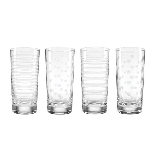 slide 2 of 5, Oneida Mingle Hiball Glasses, Set of 4