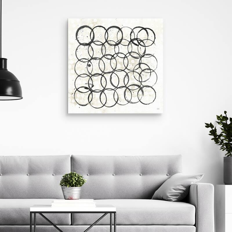 Eclipse II Neutral by Melissa Averinos Canvas Art Print