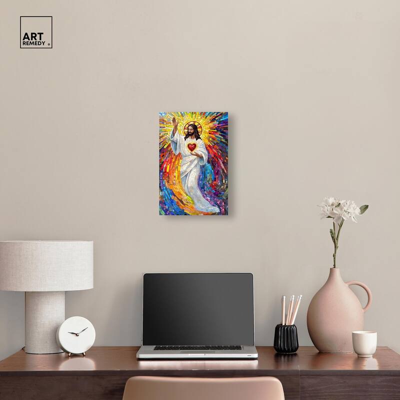 Blocks of Benediction II Canvas by Art Remedy, Gallery Wrapped