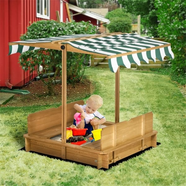 slide 2 of 8, Kids Sandbox with Cover - Multi Multi