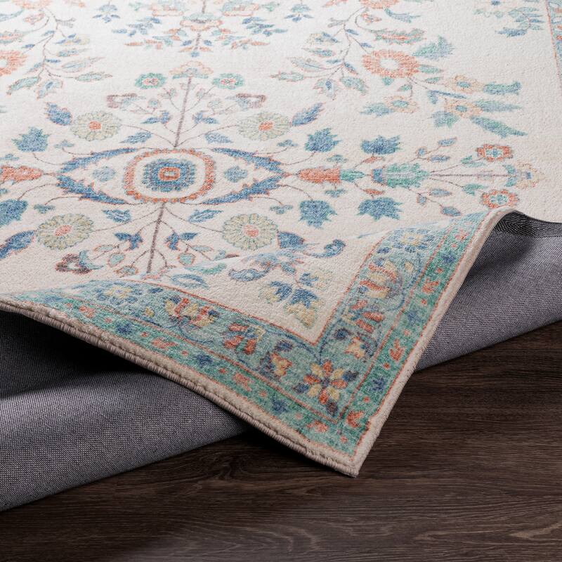 Artistic Weavers Arrietty Vintage Floral Oriental Area Rug