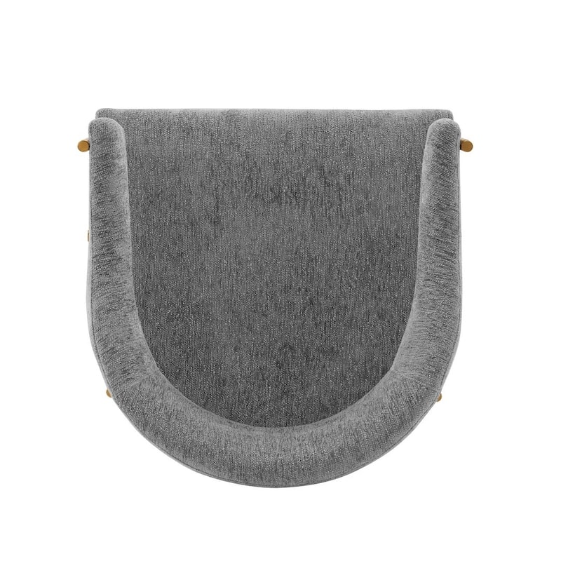 Manhattan Comfort Modern Lia Boucle Dining Armchair