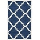 preview thumbnail 36 of 104, SAFAVIEH Amherst Blanch Modern Rug 5'3" x 8' - Navy/Beige - Rectangle