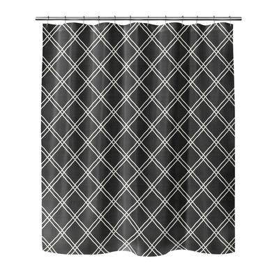 CARO BLACK & WHITE Shower Curtain by Erin Vanessa