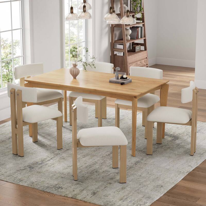 Upholstered Armless Dining Chairs With Metal Legs (Set of 2)