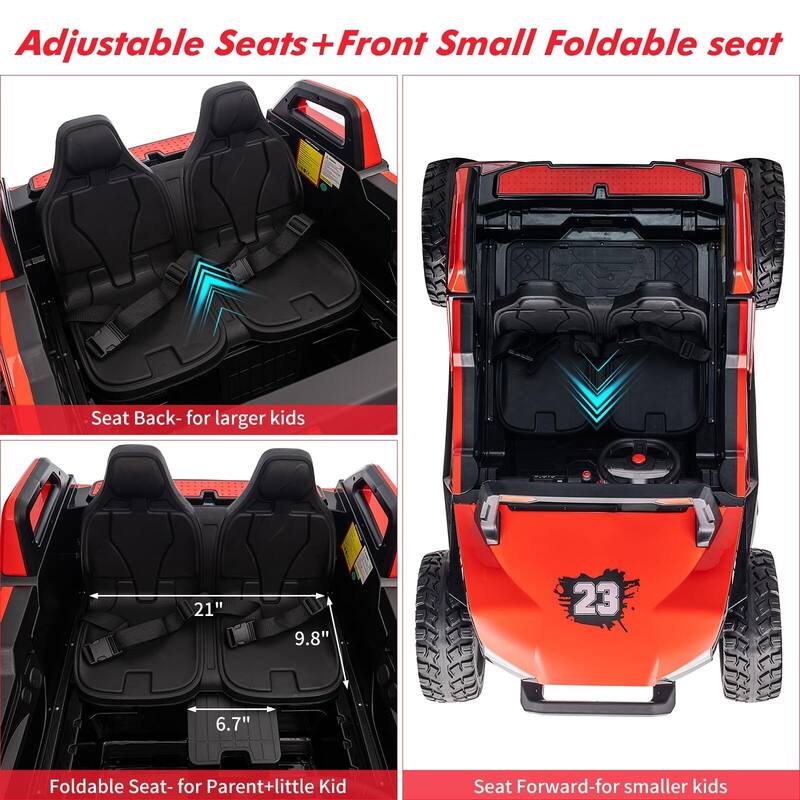 24V Kids 2 Seaters Ride On UTV with Remote Control