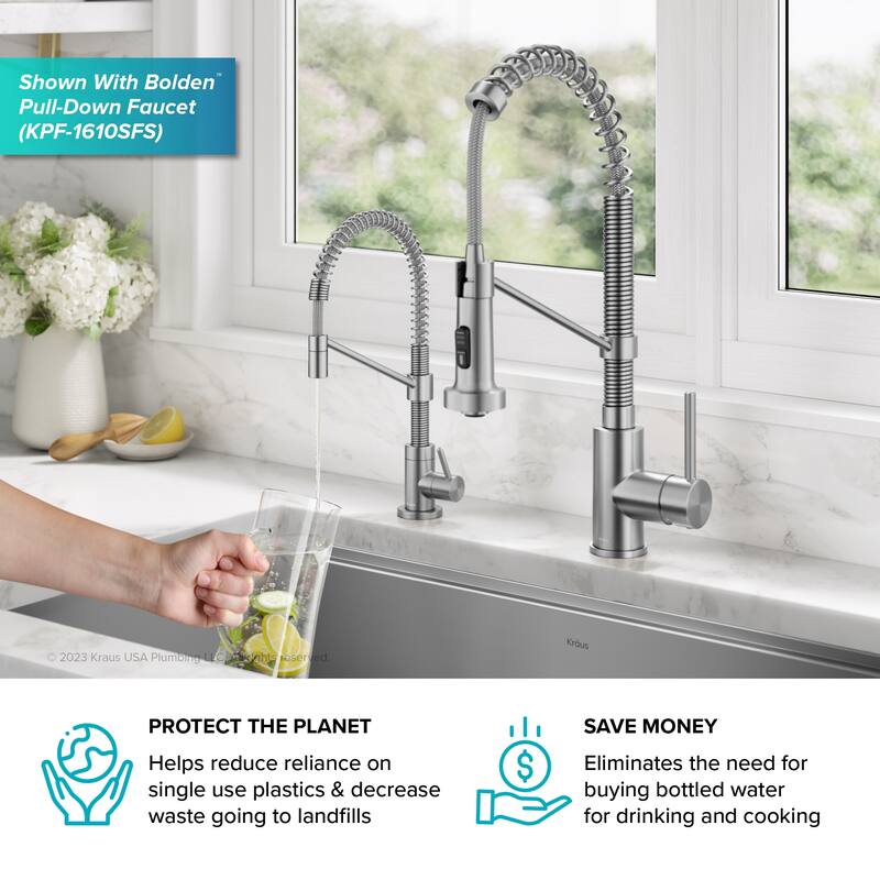 Kraus Bolden 1-Handle Drinking Water Dispenser Beverage Kitchen Faucet