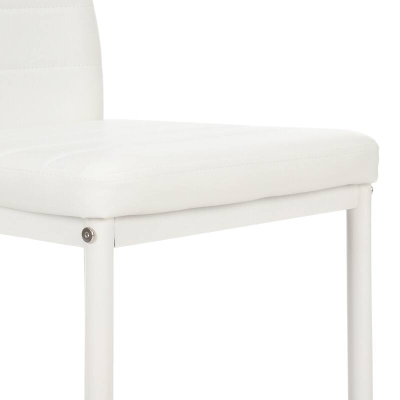 Stripping Texture High Backrest Dining Chairs Set of 4