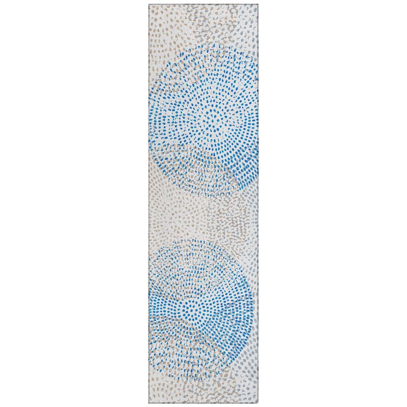 Machine Washable Indoor/ Outdoor Chantille Contemporary Rug