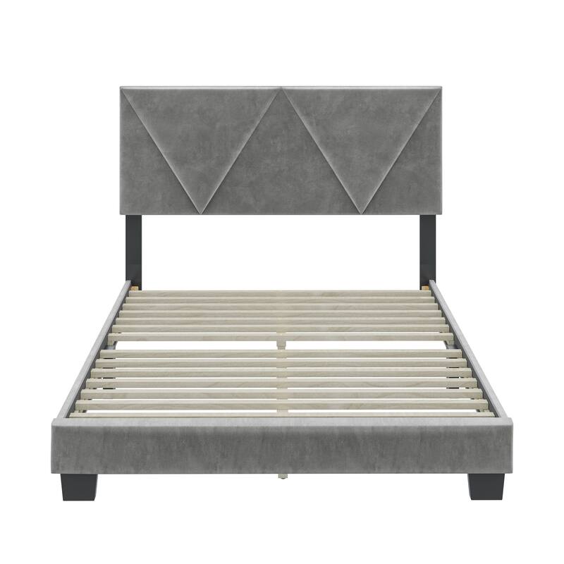 Boyd Sleep Vector Velour Platform Bed
