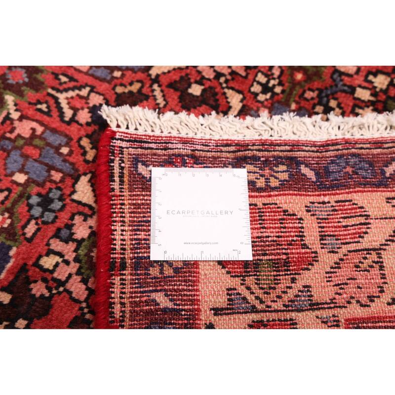 ECARPETGALLERY Hand-knotted Andelz Red Wool Rug - 3'6 x 9'4