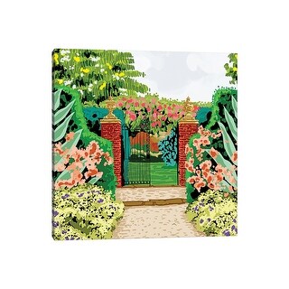 iCanvas "Gated Garden" by 83 Oranges Canvas Print - Bed Bath & Beyond ...