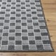 preview thumbnail 3 of 5, Braulio Transitional Checkered Wool Area Rug