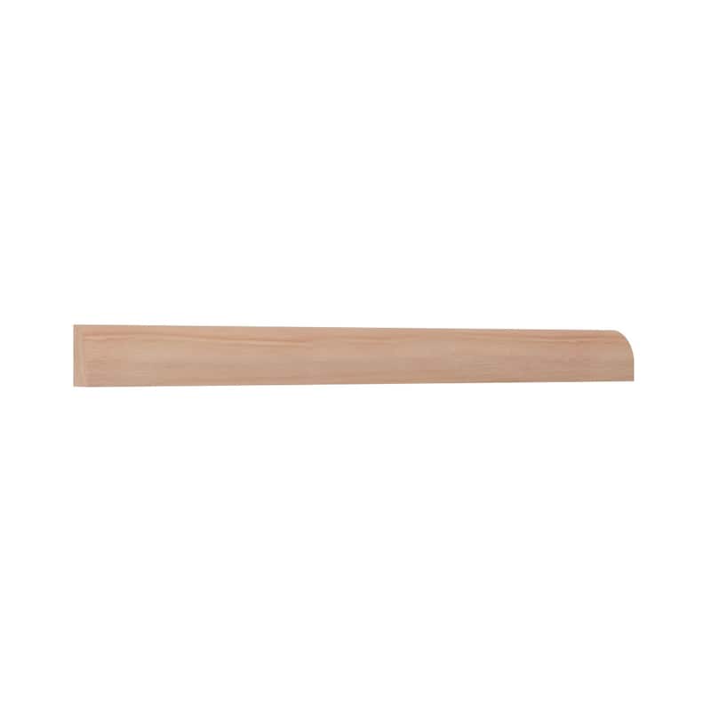 WM129: 7/16-in D x 11/16-in W x 96-in L Americraft Solid Hardwood Stain Grade Shoe Moulding