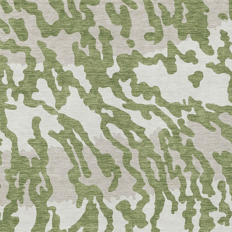 HomeRoots Animal Print Transitional Rectangle Outdoor Rug