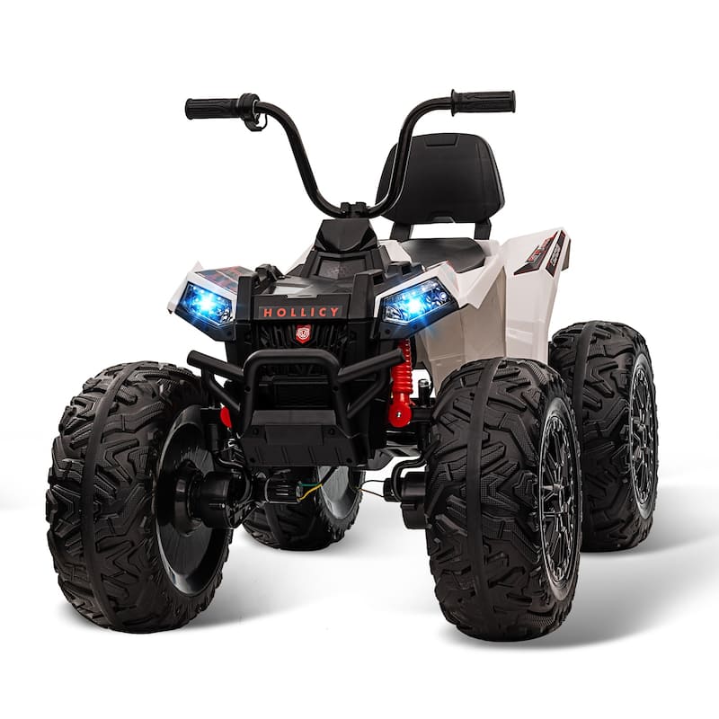 24V Kids ATV Ride on Car 4WD Quad Electric Vehicle - White