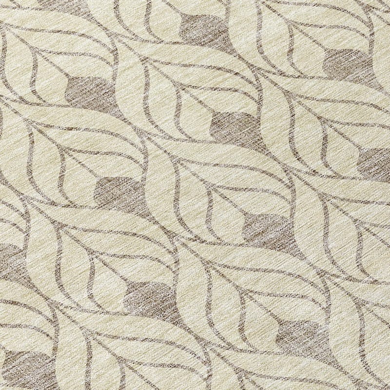 Machine Washable Indoor/ Outdoor Chantille Geo Teardrop Rug
