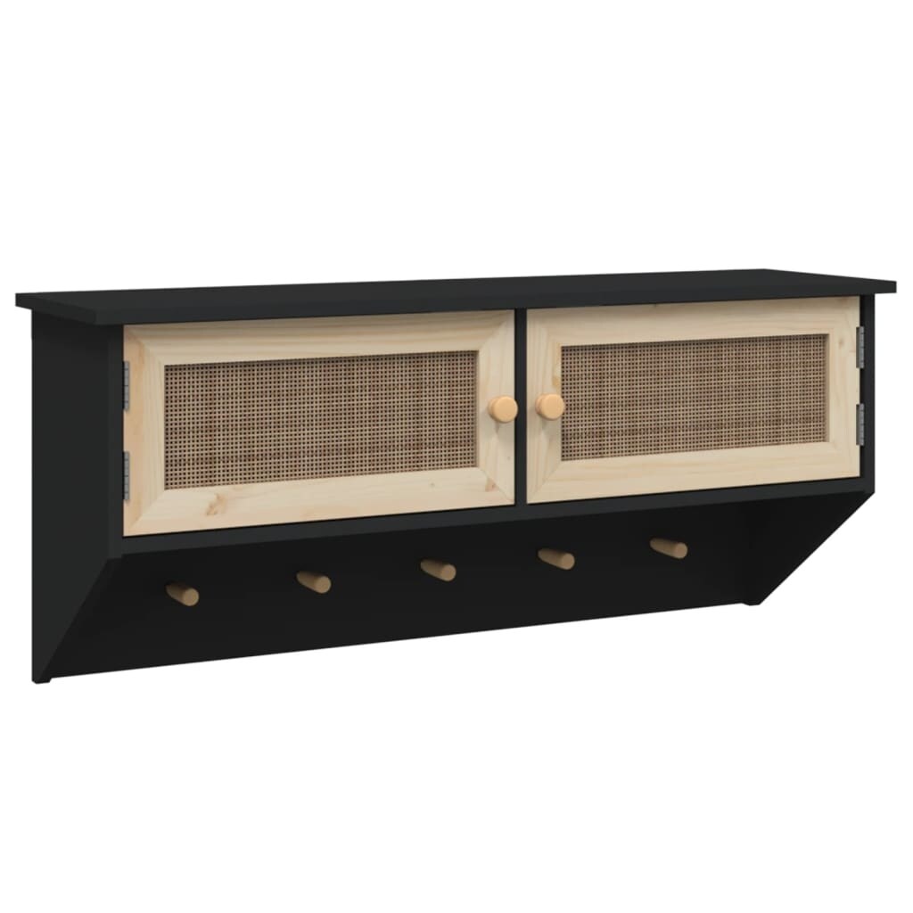 vidaXL Wall-mounted Drawer Shelf Engineered Wood Floating Cabinet Multi  Colors