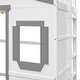 preview thumbnail 15 of 26, Twin Size Loft Bed with Ladder and Solid Pine Wood Frame