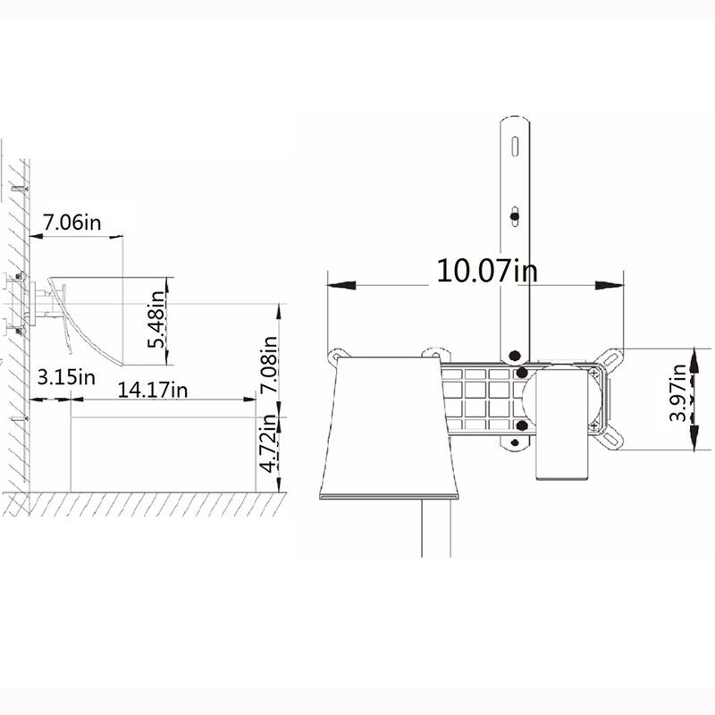 Bathroom Faucet Single Handle Wall Mount Waterfall Bathroom Faucet